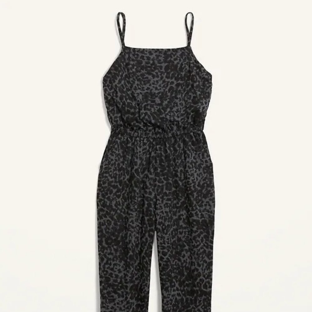 *SOLD* Leopard Jumpsuit - Picture 3 of 4